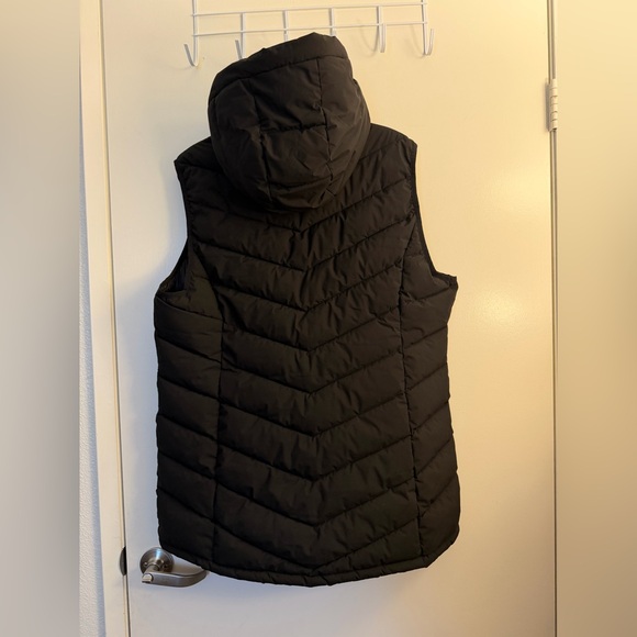 Michael Kors Black Hooded Quilted Vest - Picture 4 of 5
